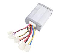 Luocute Kit de Controlador con Acelerador, Controlador de Velocidad de Motor Cepillado de 800 W, Acelerador con Interruptor de Llave de Encendido de Agarre, Bloqueo para Motocicletas