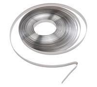 Luocute Kit de Flejado de Bandas de Acero, Kit de Flejes de Herramientas de Metal, Cortador Tensor Tipo Tornillo, Bobina de 3/4 Pulgadas, 100 Pies, 100 Hebillas y Herramienta Tensora de