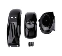 Luocute Kit de Guardabarros de Plástico para Mini Bicicleta, Compatible | Juego de Carenado de Plástico ABS, Cubierta Lateral de Batería con Guardabarros Delantero Trasero, Acabado Brillante,