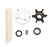 Luocute Kit de Impulsor de Bombas de Agua, OEM 47 89981Q1 Reemplazo de Caucho Negro para Fueraborda 4 4.5 7.5 9.8, con Ruta de Flujo de Agua Optimizada para un Mejor Rendimiento de