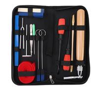 Luocute Kit de Sintonización de Piano, Herramientas de Sintonizador de Piano de 16 Piezas de 16 Piezas que Incluyen Accesorios de Reparación de Tiras de Temperamento de la Llave de la