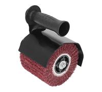 Luocute Kit Pulidor Pulido Abrasivo, Accesorio para Amoladora Angular M10 | Metal Burnishing Machine, 80 Grit Polishing Wheel, with Handle, for Wood and Stainless Steel
