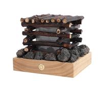 Luocute Lámpara de Fuego Sintética, Ruido USB Recargable 3 Modo Parpadeante Luz de Fuego de Fuego Led Luz Led con Efectos de Sonido Incorporados para Decoraciones de Fiesta de