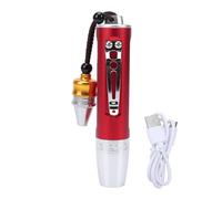 Luocute Linterna de Piedras Preciosas Recargable, Detector de Jade de 365 Nm con Luz Amarilla Blanca y Atenuación Continua para Tasación de Joyas y Lucha contra la Falsificación (rojo)