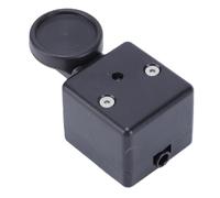 Luocute Llave de Código Morse, Llave CW de Doble Paleta con Base Magnética y Conector de 3,5 Mm, Gabinetes de Codificación de Telégrafo Automático para Comunicación por Radio y Circuitos