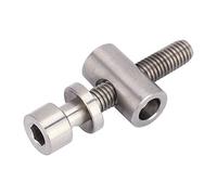 Luocute M5 Titanio Aleación Bicicleta Tornillo Tija, Cabeza Redonda CNC | Tornillos Tija Sillín M5x30 M5x35 M5x40, con roscas de precisión para bicicletas de montaña y carretera