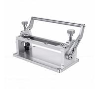 Luocute Máquina de Corte de Cuero, Máquina de Corte de Cuero Manual con Espesor Ajustable y Dispositivo de Posicionamiento de la Hoja, para Cinturones, Correas, Adelgazamiento de
