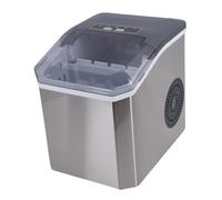Luocute Máquina para Hacer Hielo en Encimera, Funcionamiento con una Sola Tecla, Silenciosa, con Pala, Máquina Portátil, ABS y Acero Inoxidable, Tiendas de té con Leche, Bares, (Enchufe europeo 220V)