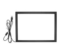 Luocute Marco de Superposición de Pantalla Táctil IR Infrarroja Interactiva Freedriver, Diseño para TV Táctil Monitor Táctil Pizarra Blanca Interactiva, Marco Táctil Interfaz USB Plug