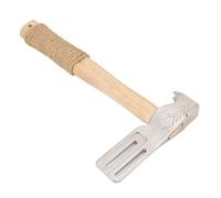 Luocute Martillo Magnético para Techos, Hacha Multifuncional para Techos con Potente Imán, de Cuerda Antideslizante y Garra de Clavo Incorporada para Reparación y Construcción