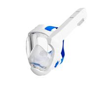 Luocute Máscara de Esnórquel de Cara Completa, System de Respiración Superior Seco, Equipo de Esnórquel Antivaho para Adultos y Niños para Uso Prolongado en Océanos o Piscinas (L/XL)