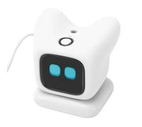 Luocute Mascota Robot Interactiva con IA, Compañero Emocional con Reconocimiento de Voz y Carga Magnética, Juguete Educativo para Niños a Partir de 4 Años, Compañero de Aprendizaj (White)