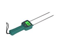 Luocute Medidor de Humedad de Heno, Probador de Humedad de Grano Digital de 14 Cultivos, Medidor de de Soja de Trigo con Pantalla LCD Transmisión de Voz, para Pruebas de Semillas de Agricultura