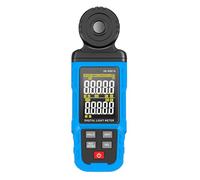 Luocute Medidor de Luz Digital de Iluminancia, Mide de 0,1 a 300.000 LX con Registro de Datos y Pantalla LCD Clara, para Escuelas, Hospitales, Fábricas, Aeropuertos y hogares. (SK-8301A)