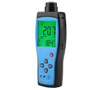 Luocute Medidor de O2 Portátil, Analizador de Oxígeno Recargable AR8100 con Gran Pantalla LCD Retroiluminada para Uso en Fábrica, Hogar y Oficina