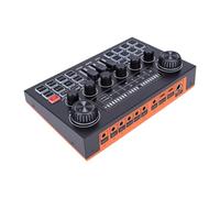 Luocute Mezclador de Sonido en, Cambiador de Voz, 12 Tonos Ajustables, para Transmisión en Directo y Grabación (BLACK)