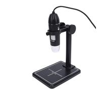 Luocute Microscopio Digital, Aumento 1600X, 8 Luces LED Ajustables, Lupa de Microscopio con Soporte Estable para Teléfono PC, Evaluación de Piedras Preciosas, Identificación de Joyas,