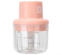 Luocute Mini Procesador de Alimentos de 250 Ml para Preparación de Comidas para Bebés, Picador de Alimentos Eléctrico con Carga USB y Hoja de Acero Inoxidable, para Cebolla, Jengibre,