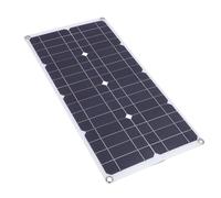 Luocute Paneles Solares de 25 W, Kit de Cargador Solar Monocristalino con Controlador de 60 A, Controlador de Carga y Cable de Extensión para Coche, Camión, RV, Barco, Motocicleta,