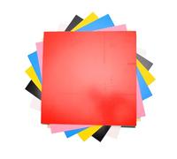 Luocute Paquete de 8 Hojas de Madera Contrachapada de Tilo de Colores, 12 X 12 X 1/8 Pulgadas, 3 Mm, Prerrevestidas de Doble Cara para Corte y Grabado Láser, con Superficie Lisa p