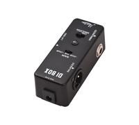 Luocute Pedal de Guitarra DI Box, Mini Pedal de Efectos de Distorsión Ultrabaja con Simulador de Gabinete e Interruptor de Ganancia, para Guitarra Eléctrica, bajo, Salida Balanceada y