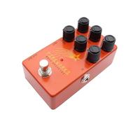 Luocute Pedal Simulador de Amplificador de Sonido, Pedal de Accionamiento de bajo Simulador de Amplificador de Válvulas Controles de Ecualizador Procesador de Efectos de bajo Caja