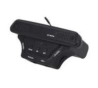 Luocute Pickup de Guitarra Acústica Inalámbrica de UHF con Micrófono, de Reverberación de Efectos, Coro, Retraso, Vibración Potente, Puerto de Carga Tipo C, para Reproducción de