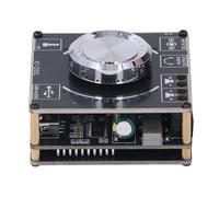 Luocute Placa Amplificadora BT, Amplificador de Potencia Digital 2X50W BT5.1 Amplificador de 2 Canales con Unidad Flash USB AUX Entrada de Tarjeta de Sonido para PC, para Altavoces Cine