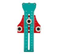 Luocute Plantilla Delgada para Sierra de Mesa, 3 Rodillos con Rodamiento de Bolas con Rango Extensible de 0 a 6 Pulgadas, para Cortes Estrechos Repetitivos, Se Adapta a Ranura en