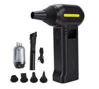 Luocute Plumero de Aire Inalámbrico 20000RPM Soplador Recargable Ajustable de 5 Velocidades (BLACK)