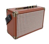 Luocute Presidente Portátil de Bluetooth 5.3, Pico 20W con Sonido Estéreo, Graves Profundos para el Garaje Al Aire Libre del Partido (Brown)