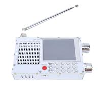 Luocute Radio Portátil de Banda Completa, Corta Am FM MW SW con Batería RDS 5000mAh LCD Táctil de 2,8 Pulgadas (White)