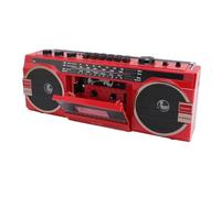 Luocute Recordadora de Reproductor de Cassette Retro, USB, Aux-in, Jack de Auriculares, Radio Am FM SW, Estilo Vintage para el Hogar, Al Aire Libre, Viajar con Altavoz Grande, Sonido