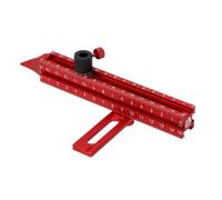 Luocute Regla Guía de 4 Lados para Carpintería, Herramienta de Marcado de Posición de Imán de Aleación de Aluminio con Fuerte Adsorción Magnética y Escalas Claras para Gabinetes, Techos, (Estilo 2)