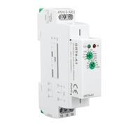 Luocute Relé de Retraso de Tiempo GRT6-A1, Montaje en Riel DIN, 1XSPDT, Configuración de Tiempo de 0.1s-10 Días, Indicador LED, IP40/IP20 para el Control de Retraso de la Bomba y el