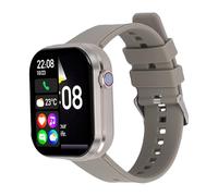 Luocute Reloj Inteligente con Auriculares , Reloj Deportivo de Pantalla Táctil HD de 2.02 "con Despertador de Pronóstico Meteorológico de Llamadas, Reloj y Auriculares con Largo Espera (Color Acero)