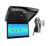 Luocute Reproductor Aéreo para Automóvil de 11,6 Pulgadas, Pantalla IPS de Monitor Abatible hacia Abajo de 170 Grados con Entrada USB AV para SUV RV Bus (Black)