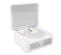 Luocute Reproductor de CD Inalámbrico, Retro BT CD C R RW Música RW Player con Altavoces, Control Remoto, Admite USB/Aux/Type-C para el Hogar, Sonido Envolvente 3D (White)