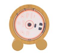 Luocute Reproductor de CD Vertical de Escritorio, Portátil 5.3 Altavoces Duales Radio FM USB AUX Temporizador Pantalla LED, con Control Remoto, para Amantes de la Música en el Hogar (White)