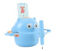 Luocute Robot de Dibujo para Niños, Robot de Dibujo Educativo Interactivo con 100 Tarjetas de Palabras, para Niños y Niñas de 3 4 5 6 7 8 para Mejorar la Creatividad y la Imaginación (Cielo Azul)