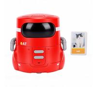 Luocute Robot Inteligente para Niños, Interactivo, con Control por Voz, Sensor Táctil, Que Habla, Canta, Baila y Tiene Ojos LED, con Movimientos y Música Programables, para Edades (Rojo)