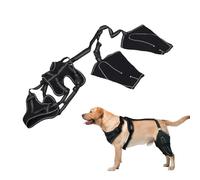 Luocute Rodillera para, Funda de Apoyo para la Pierna Trasera con Hebilla Ajustable, Material de Malla Transpirable, Tiras de Silicona Antideslizantes para Aliviar el Dolor en Las (M)