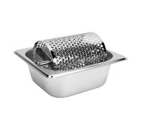 Luocute Rodillo Esparcidor de Mantequilla, Rueda de Mantequilla de Pan de Acero Inoxidable 304 con Rodillo Desmontable, Platos para Esparcir Uniformemente Queso, Chocolate en