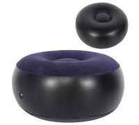Luocute Silla Inflable, Taburete Otomano Multifunción Plegable Portátil para Acampar en la Oficina en Casa, con Superficie Transpirable Flocada y Fondo Reforzado