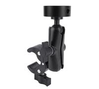 Luocute Soporte de Escalera para Mini Antena Parabólica RV, Ajustable | Montaje de Abrazadera de Aleación de Aluminio CNC Mecanizado Fuerte, ángulo Ajustable de Doble Cabeza de Bola, Poste de