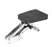 Luocute Soporte de Motor Fueraborda, Elevación Asistida por Resorte de Acero Inoxidable 304 para Motores de 2 Tiempos, con Bloque de Montaje Ajustable y Hardware, Carga Máxima de 110