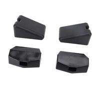 Luocute Soporte de Parachoques de Capucha de 4 Piezas Kit Superior e Inferior, Reemplazo de Soporte de Soporte de Parachoques de Capucha del Lado Derecho y Izquierdo, Reemplazo de Buje