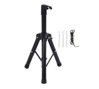 Luocute Soporte de Soporte de Montaje en Trípode Satelital, Montaje Satelital de Trípode de Servicio Pesado Ajustable con Pies de Goma de Base Ancha para Plato Rectangular V2 V1