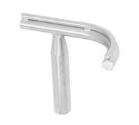 Luocute Soporte para Herramientas de Torno de Madera Curvado en J, Poste de Acero de Aleación de 25 Mm para Torneado de Cuencos