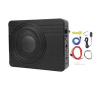 Luocute Subwoofer para Automóvil de 600 W Debajo del Asiento, Subwoofer Delgado de Aleación de Aluminio con Amplificador Incorporado y Entrada bajo, para Automóviles, (10 Pulgadas)
